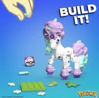 Mega Construx Pokemon Power Pack Galarian Ponyta 2 Pack | Buildable Poseable Figure