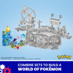 MEGA Pokemon Aquatic Adventure Building Set – 319 Pieces, 2 Poseable Characters for Kids