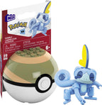 Mega Construx Pokemon Series 17 Sobble Figure Building Set with Nest Poke Ball | Mega Brands