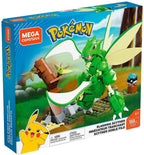 Mega Construx Pokemon Slashing Scyther Construction Set - 188 Pieces | Buildable Scyther Figure & Battle Environment