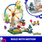 MEGA Pokemon Ferris Wheel Fun Building Set – 393 Pieces, 4 Poseable Pokemon, 5+ Inches Tall | Amazon Exclusive