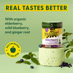MegaFood Elderberry Immune Support Gummies - Vegan, Zinc, Organic (2-Pack)