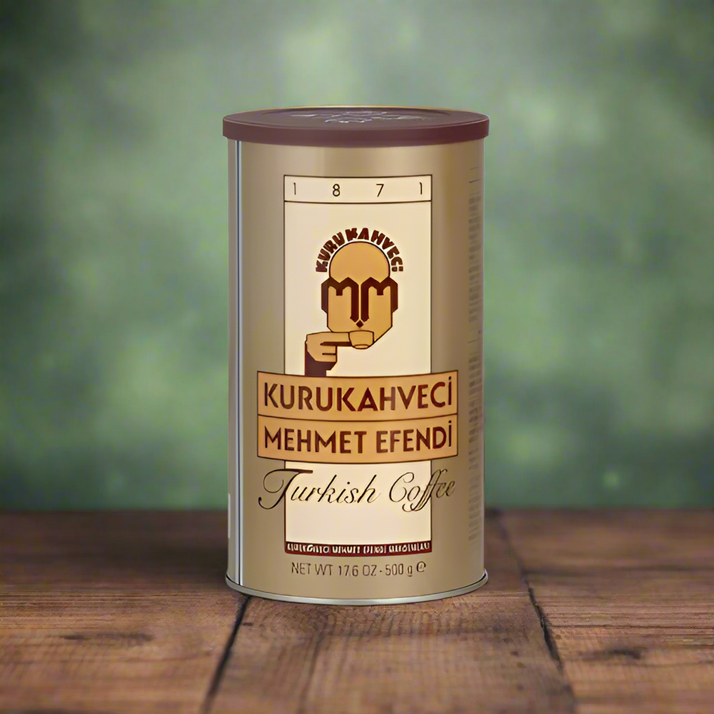 Mehmet Efendi Turk Kahvesi Turkish Coffee Tin 500g