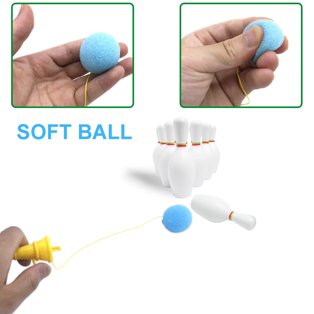Meirrnyyu 24 Pcs 4-Inch Ice Cream Foam Ball Launcher – Kids Party Toy & Carnival Prize