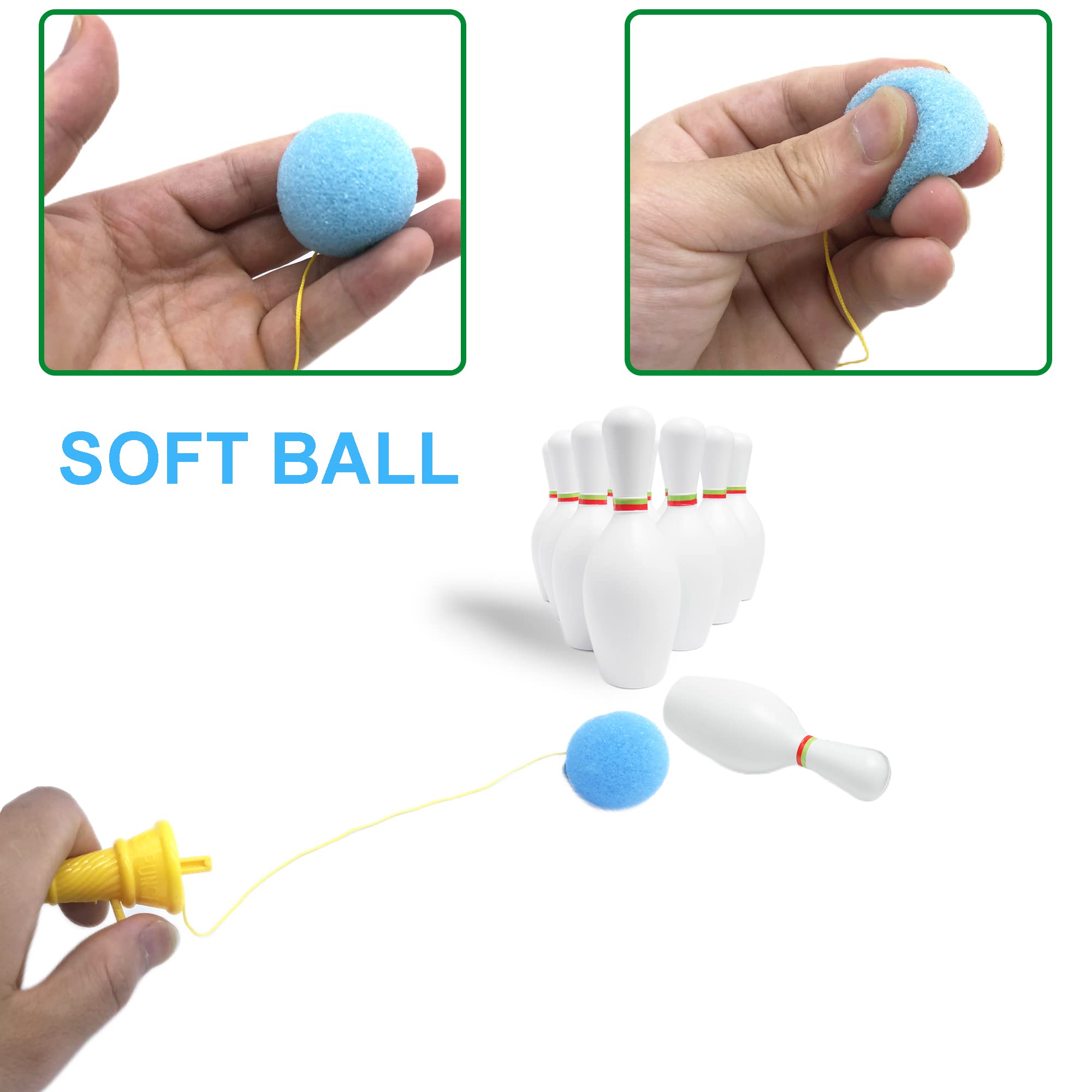 Meirrnyyu 24 Pcs 4-Inch Ice Cream Foam Ball Launcher – Kids Party Toy & Carnival Prize