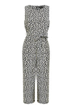 Mela Navy Ditsy Daisy Sleeveless Culotte Jumpsuit