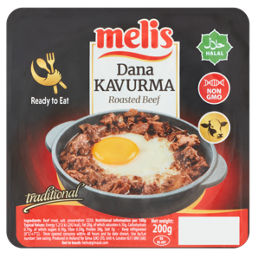 Melis Dana Kavurma Roasted Beef Premium Pack 200g