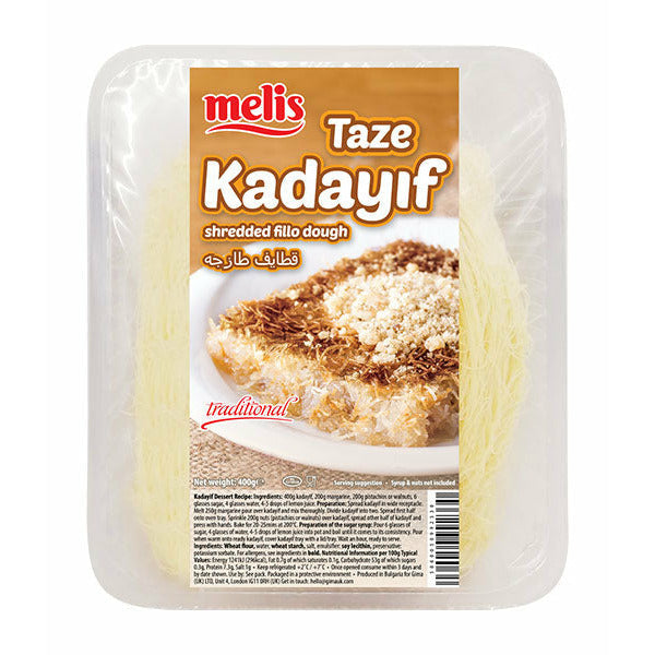 Melis Fresh Kadaif Taze Kadayif Shredded Fillo Dough 400g