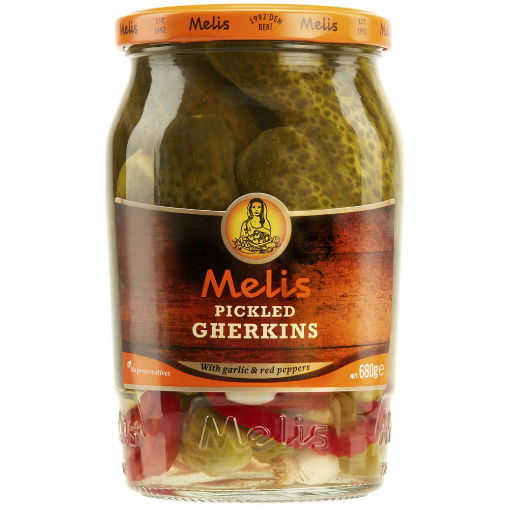 Melis Gherkins Pickles with Garlic (Salatalik Tursu) 720 cl