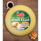 Melis Tam Yağlı Göbek Kaşar Kashkaval Cheese, 400g Wheel