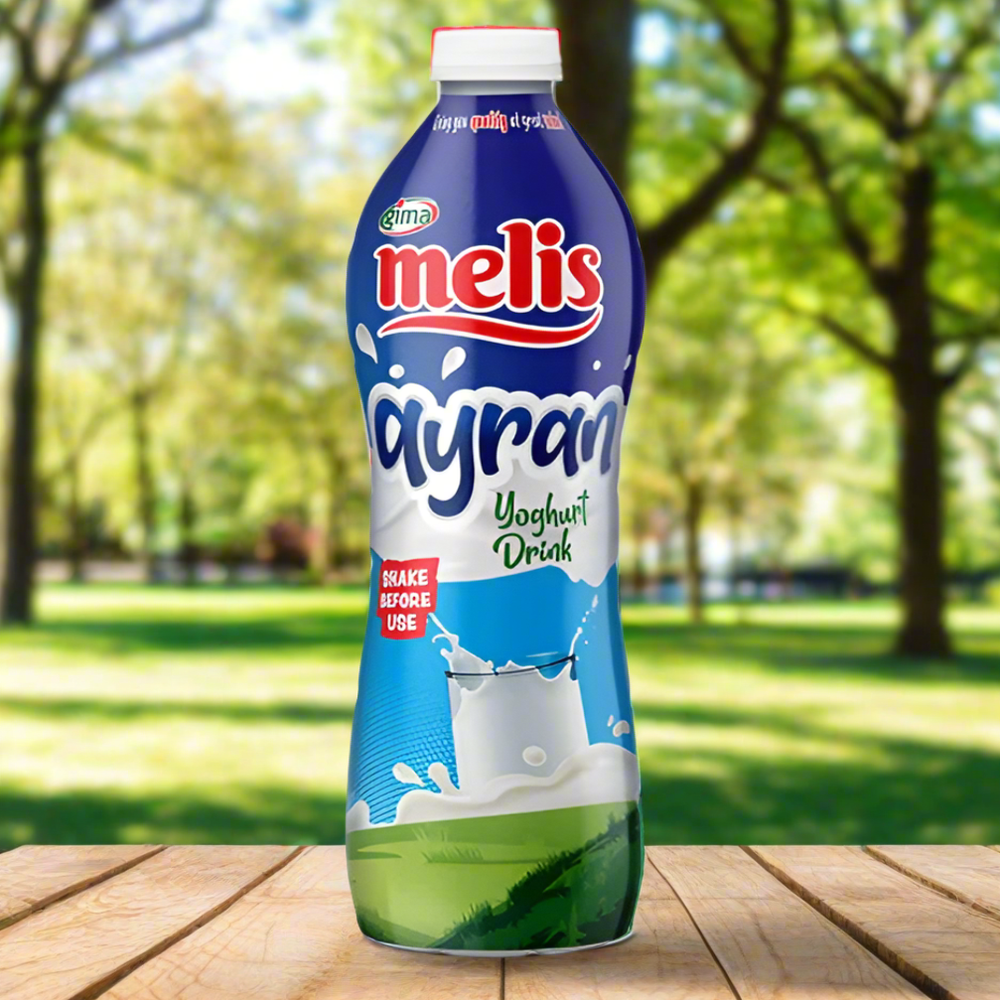 Melis Traditional Refreshing Ayran Yogurt Drink, 770ml Bottle