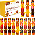 Melisheer 12 Pack Thanksgiving Crackers – Turkey Design No-Snap Party Favors