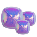 Melody Fantasy Iridescent Purple Foil Balloons – 22in/12in/10in Set for Party Decor