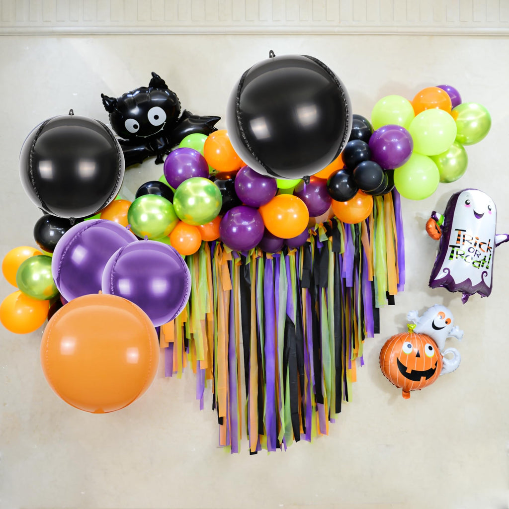 Melody Fantasy 14pcs Black Foil Balloons – 22in, 15in & 10in Large Chrome Mylar Balloons Set for Party Decor