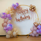 Melody Fantasy Iridescent Purple Foil Balloons – 22in/12in/10in Set for Party Decor