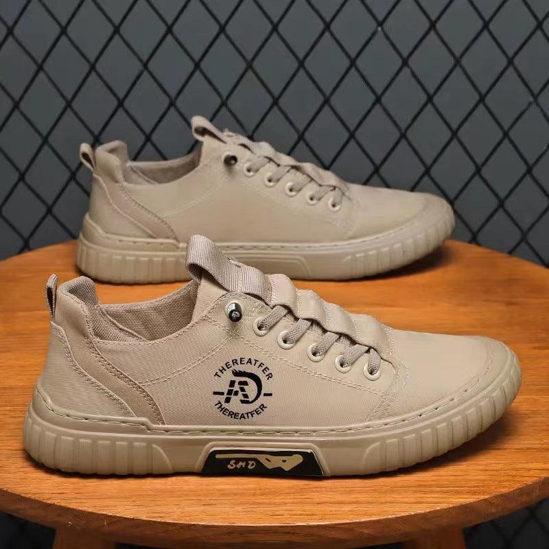 Men Casual Flat Shoes Trend Breathable Canvas