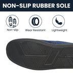 Sock Stack Men's Checked Slippers Memory Foam Cushioned Soft Lining Warm Thermal Slip-On