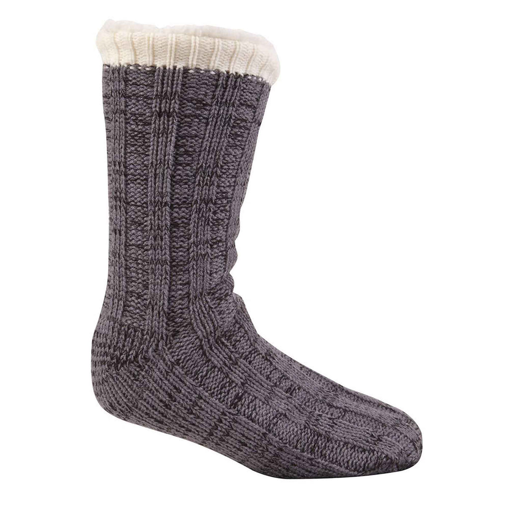 Sock Stack Mens Slipper Socks Non Slip Grips Chunky Winter Lounge Wear Ultra Soft Sherpa