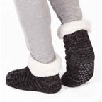 Sock Stack Mens Slipper Socks Non Slip Grips Chunky Winter Lounge Wear Ultra Soft Sherpa