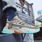 Men's Athletic Walking Style Casual Shoes with Custom Logo - Sneakers for Men