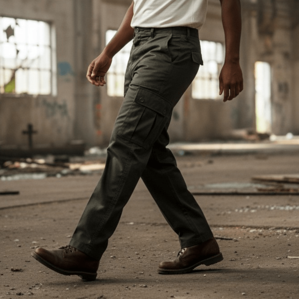 Men's Combat Trousers - Black