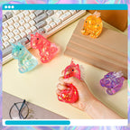Meooeck 12 Pcs Unicorn Stress Relief Toys – Mini Fidget Balls for Adults, ADHD, Anxiety, Office & Party Fun