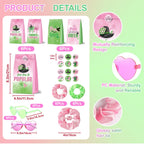 MEPIG 84 Pcs Pink & Green Witch Party Favors for 12 Guests