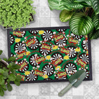Bullseye Pattern - Darts Door Mat - 60cm x 40cm