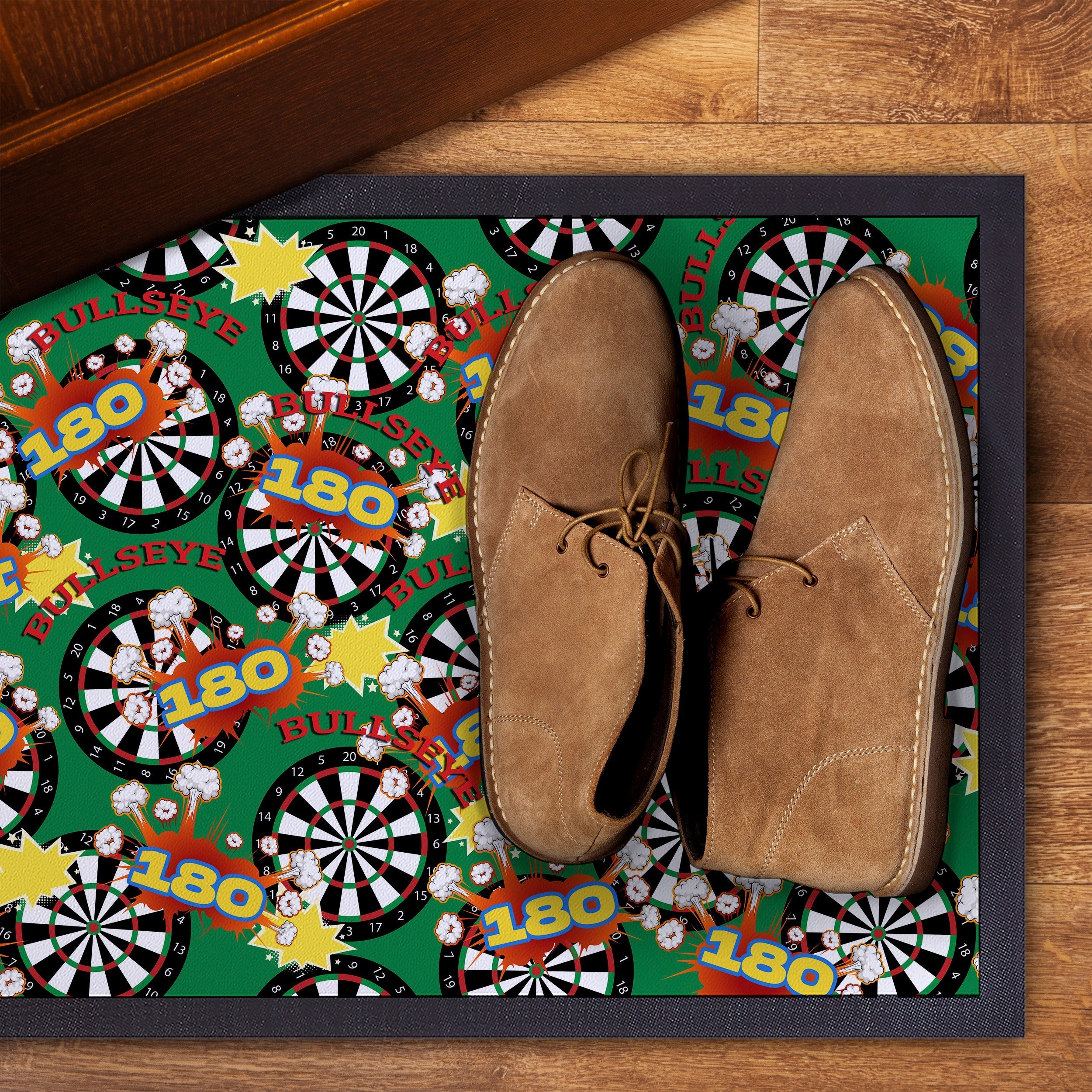 Bullseye Pattern - Darts Door Mat - 60cm x 40cm
