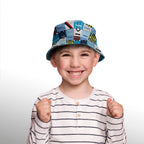 Manchester Blue Kit Montage - Bucket Hat