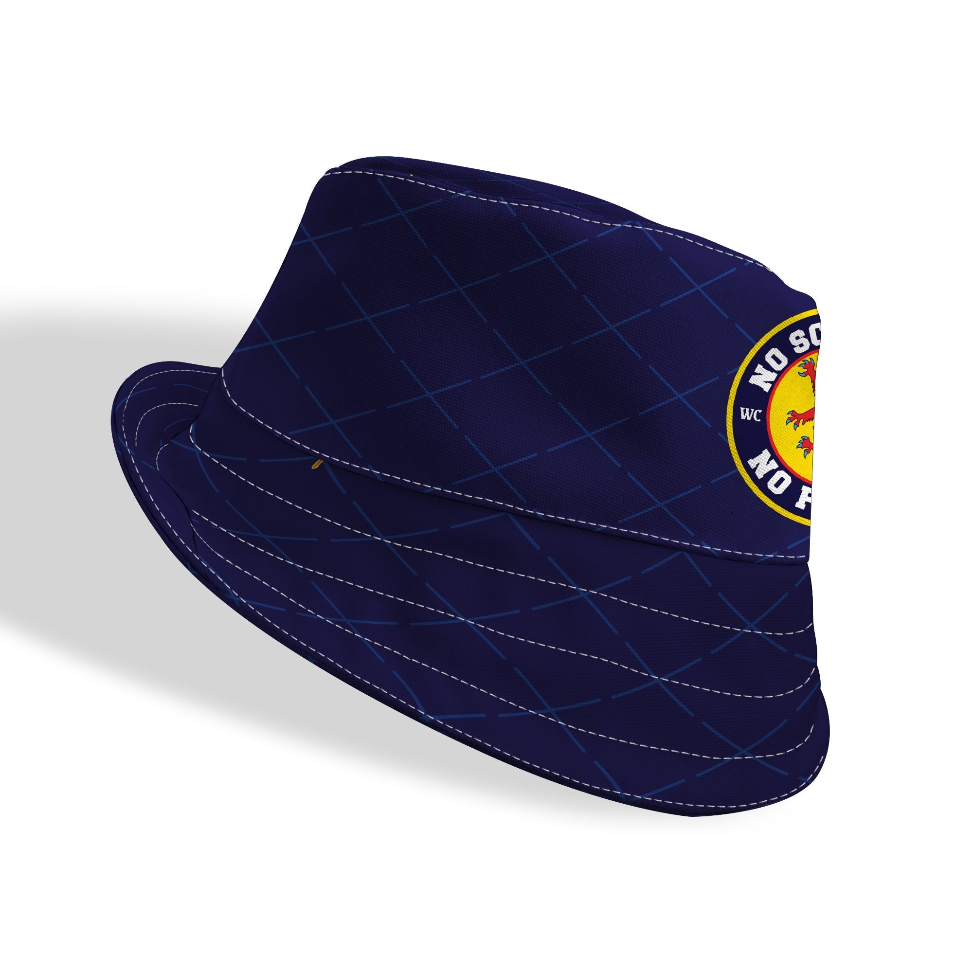 No Scotland No Party - WC26 - Badge Design - Bucket Hat