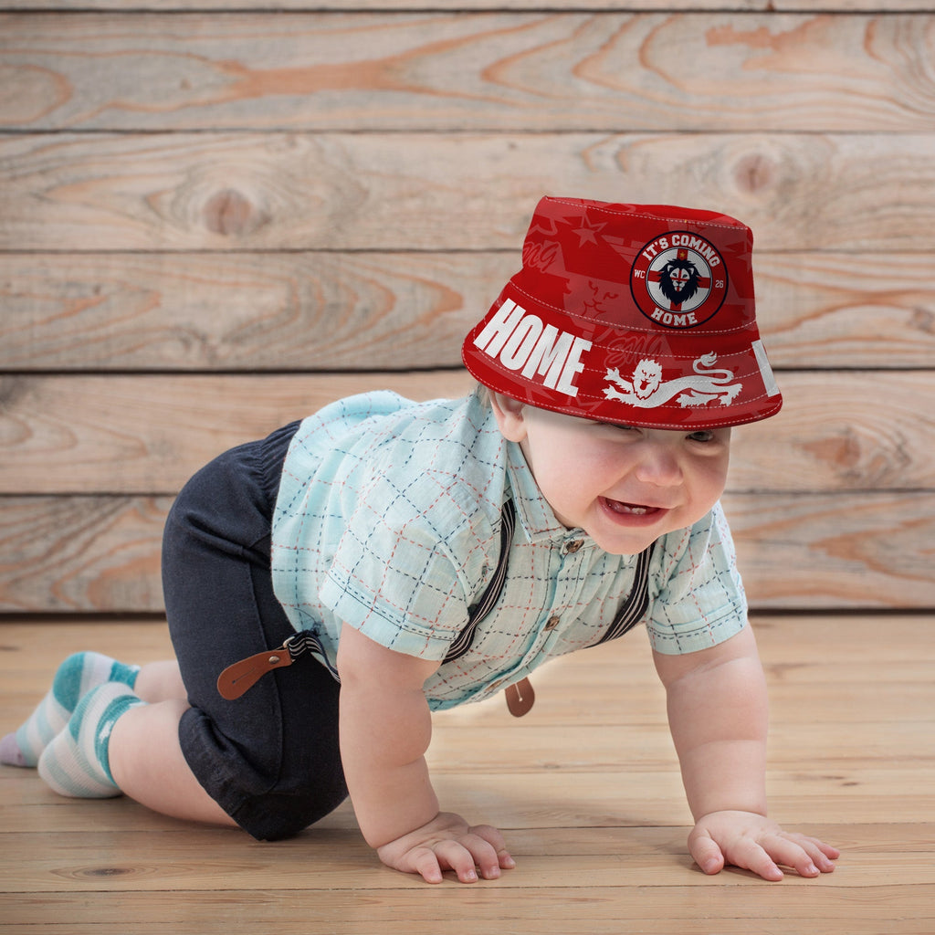 England - It's Coming Home - Red - WC26 - Bucket Hat