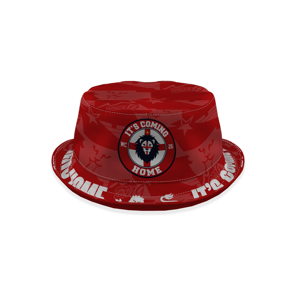England - It's Coming Home - Red - WC26 - Bucket Hat