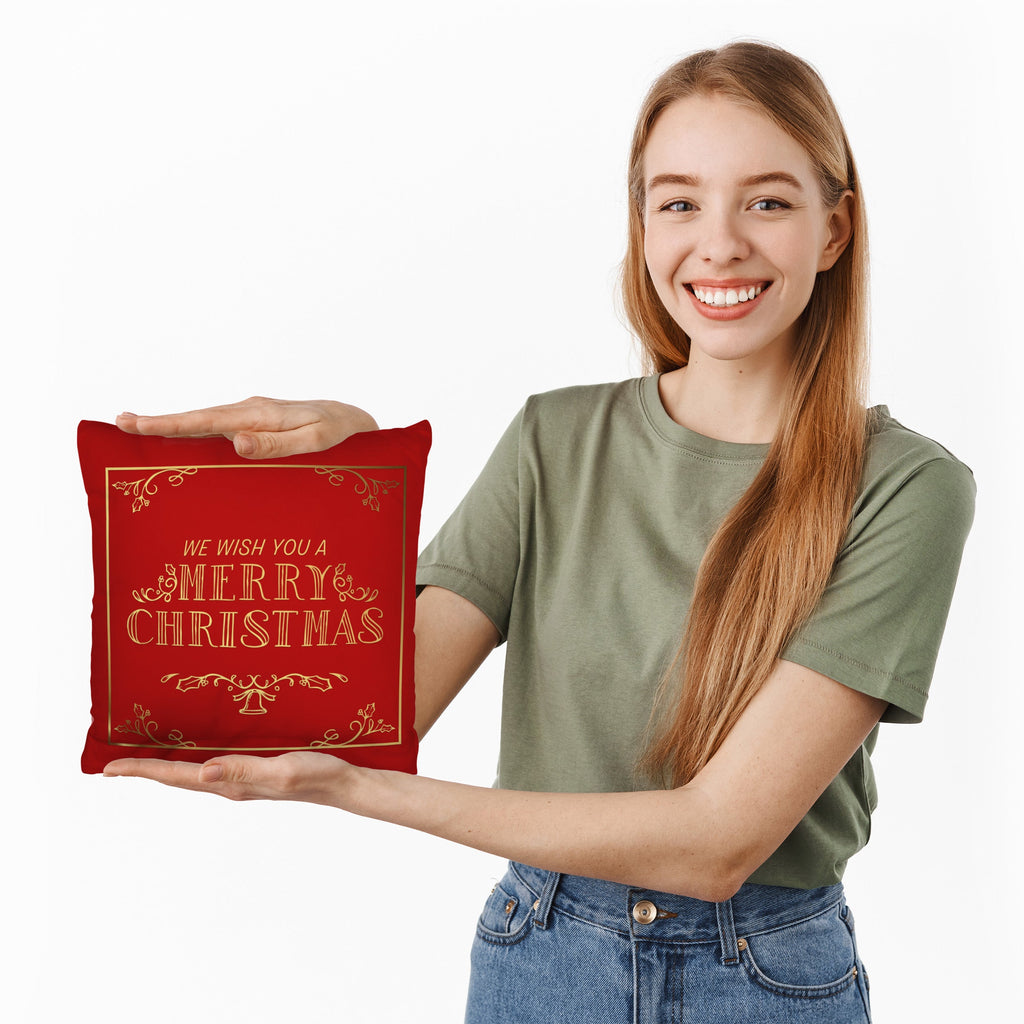 Wish You a Merry Xmas - Cushion - Two Sizes