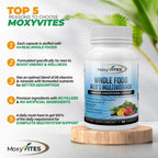 Methylated Men's Multivitamins – 44 Organic Whole-Food Ingredients | Vegan Daily Vitamin for Men