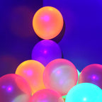MFLUEEWR 110 Pack Neon Glow Balloons – UV Black Light Latex Party Decor