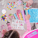 MGparty 800+ PCS Fashion Designer Kit for Girls – Doll Clothes Sewing & DIY Craft Kit