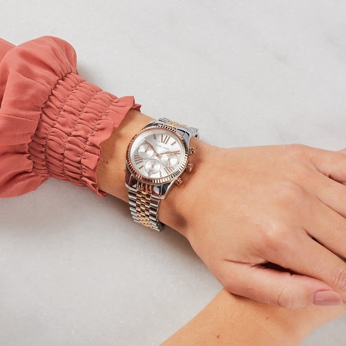 Michael Kors MK5735 Lexington Women's Tri-Tone Watch