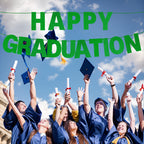 mifengda Green Glitter DIY Banner Kit — Customizable Letters for Birthday & Graduation