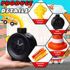 Mifoci 12-Pack Construction Cone & Tire Shaped Cups with Straws – 10 oz Party Favors