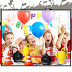 Mifoci 12-Pack Construction Cone & Tire Shaped Cups with Straws – 10 oz Party Favors