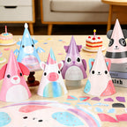 MinFyberd 24 Pcs Cute Animal Party Hats – Kawaii Cone Crowns for Kids & Adults