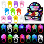 MINGOMINGO LED Light Up Rings – 3-Mode Glow Party Favors for Kids