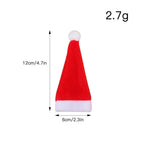 Mini Christmas Hat Cutlery Holders – Festive Tableware Bags for Holiday Dining & Decoration