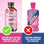 Mintacare All Natural Organic Oil Pulling for Kids – Bubble Gum Mouthwash, Fluoride & Alcohol Free, Made in USA, 8oz