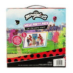 Miraculous Ladybug 50pc Birthday Party Supplies Set – All-in-One Celebration Kit with Backdrop, Props & Tableware