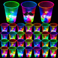 mishunyus 40 Pack Glow Party Cups | LED Light Up Cups for Indoor & Outdoor Parties
