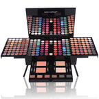 Miss Rose 190 Colors Cosmetic Make up Piano Box Set – All-in-1 Makeup Gift Set (Color A)