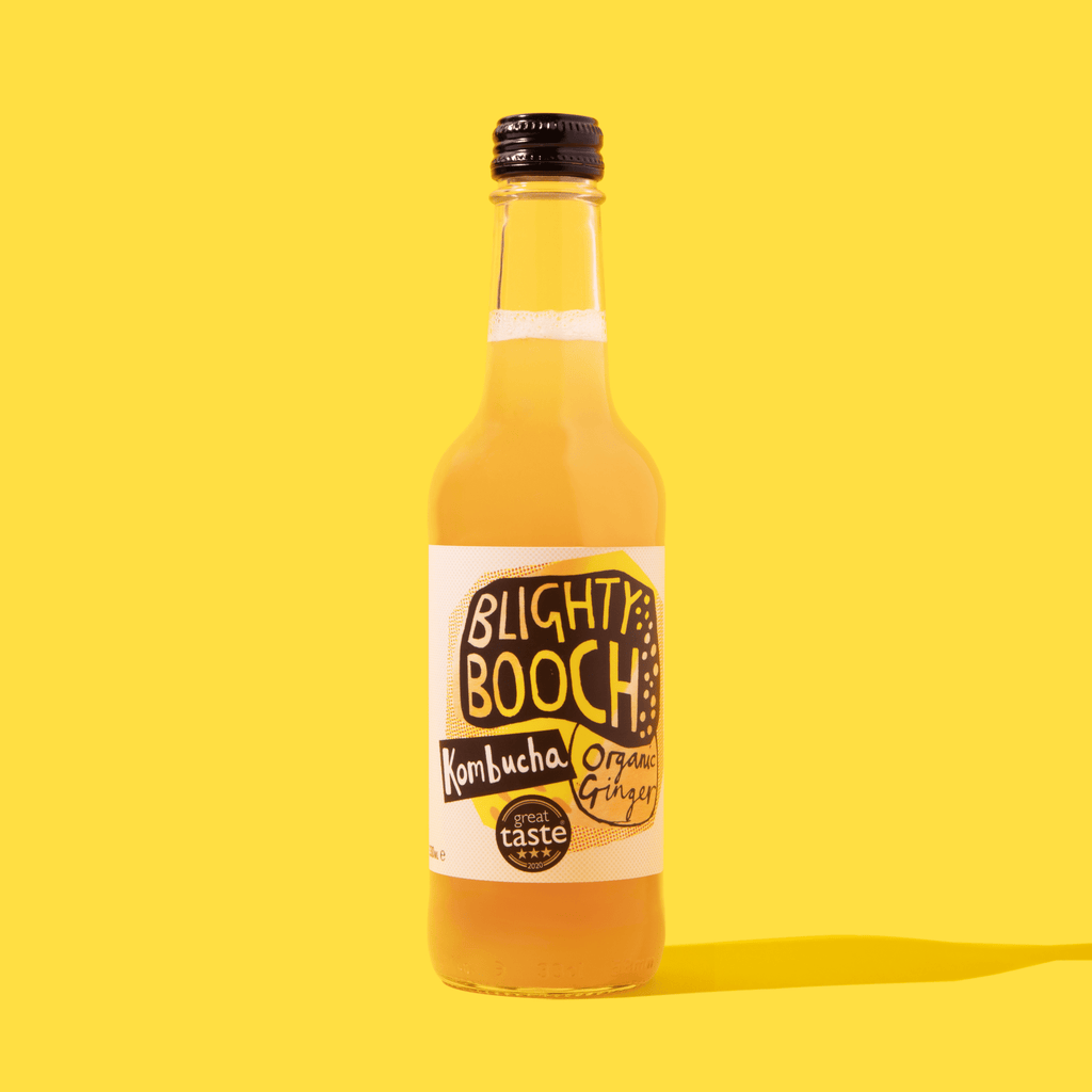 Organic Ginger Kombucha (12 or 24 Pack)