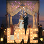 Mixifox 3FT Marquee Letters L – Large Light Up Letters for Weddings & Events